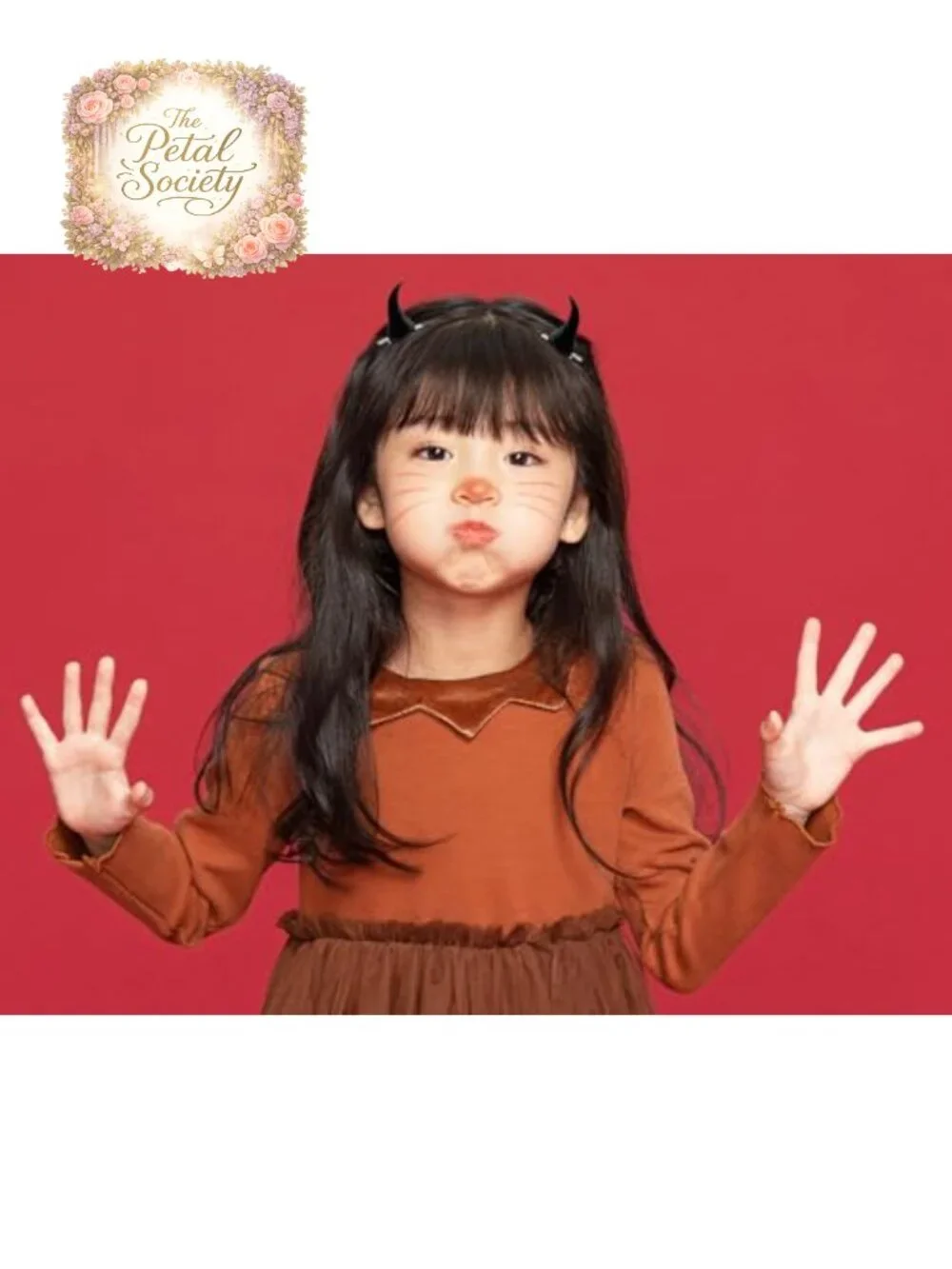 4pcs Small Evil Horn Hair Clips Horror Demon Goth Hair Barrettes Cosplay Costume